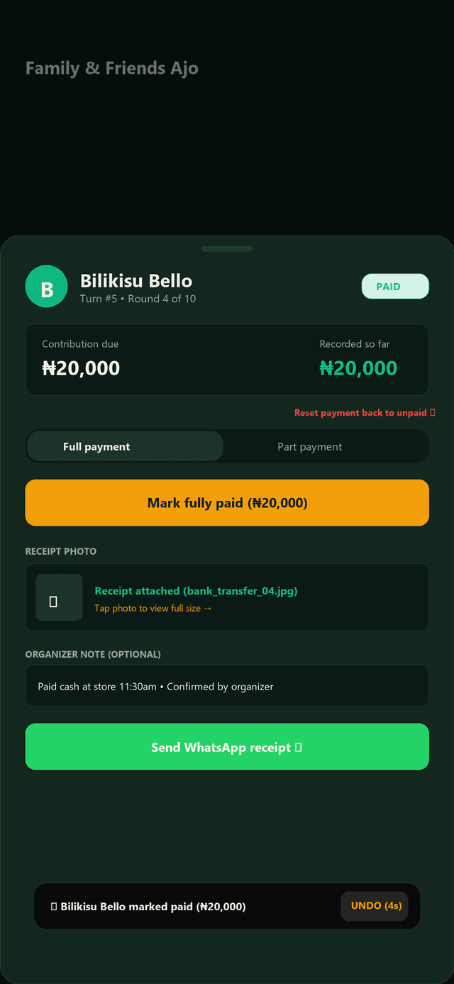 Yípo — Offline Ajo & Esusu Mobile Record Keeper | Mustapha Lawal