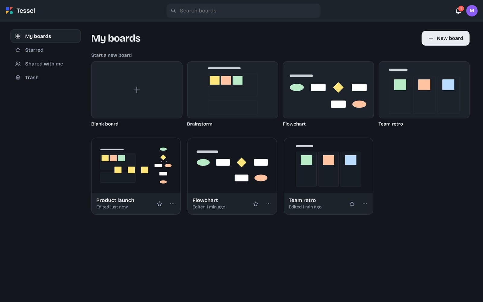 Tessel interface showcase